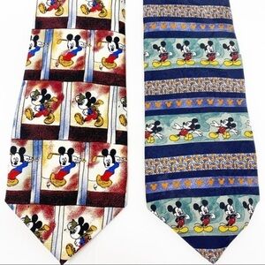 Disney Mickey Mouse Ties Lot of (2)